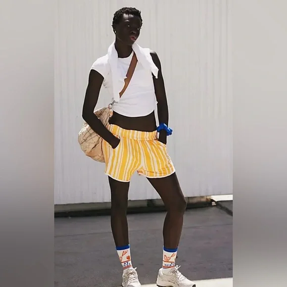 Free people Movement All Star Printed Shorts. NWT. Newport stripe clemen… - Picture 1 of 7